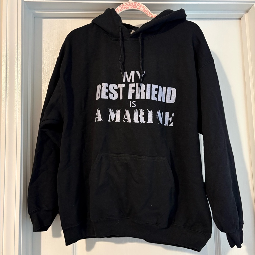 Gildan My Best Friend is a Marine Hoodie